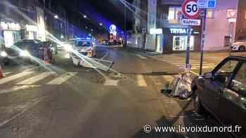 Un accident spectaculaire et un conducteur en fuite, à Arras - La Voix du Nord