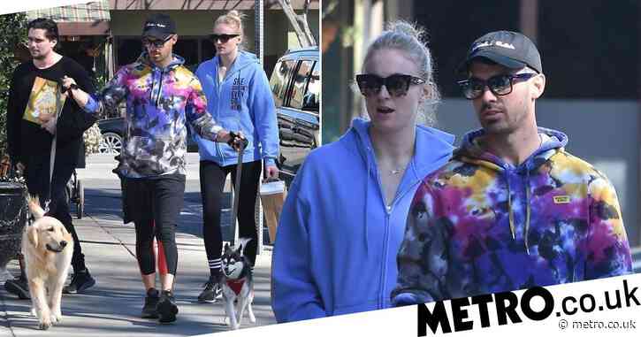 Sophie Turner and husband Joe Jonas have cute day out with their dogs amid ‘pregnancy’ rumours