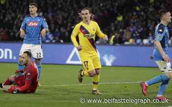 Griezmann equaliser earns Barcelona draw at Napoli