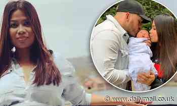 Cyrell Paule cuddles up to newborn son Boston Eden in sweet photo with partner Eden Dally