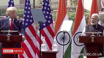 Trump and Modi hail defence deal and shared values