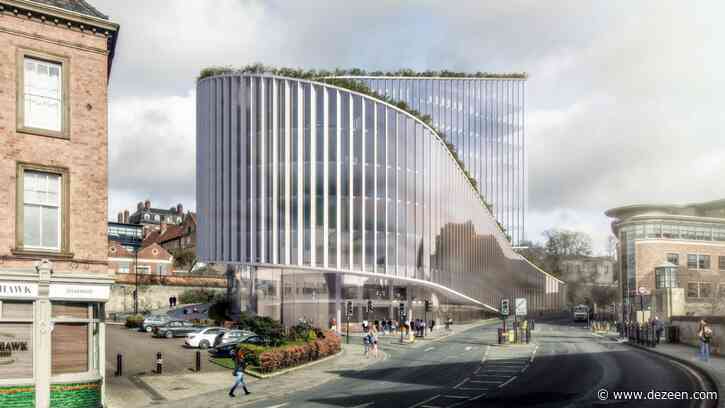 BIG releases visuals of Newcastle office with "serpentine silhouette"