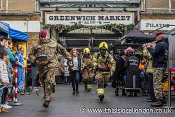 School pupils, firefighters & bemused tourists take part in 'marvellous' annual Greenwich pancake races