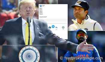 Donald Trump trolled after India cricket gaffe involving Sachin Tendulkar and Virat Kohli