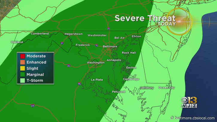 Maryland Weather: Potential For Powerful Storms Overnight