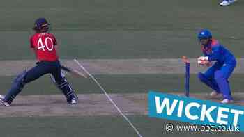Women's T20 World Cup: England's Amy Jones stumped early by Thailand
