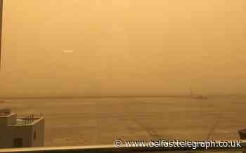 Britons returning from sandstorm-hit Tenerife diverted to Malaga without baggage