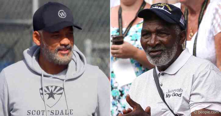 See Will Smith Transform with a Gray Beard to Play Venus and Serena Williams' Dad Richard