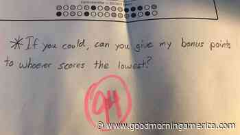 Student offers to give test points to classmate with lowest score - GMA