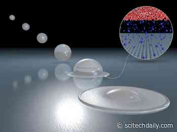 Scientists Can Finally Explain Why Some Water Droplets Bounce Off Surfaces, Without Ever Actually Touching Them