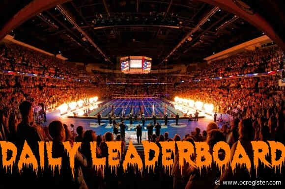 OCVarsity swimming leaderboard for Wednesday, Feb. 26
