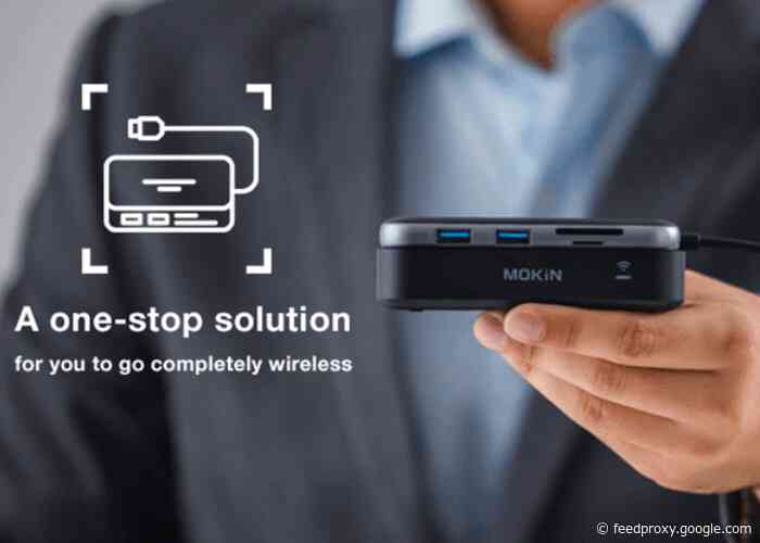 Extend your screen wirelessly with the MOKiN wireless display transmitter