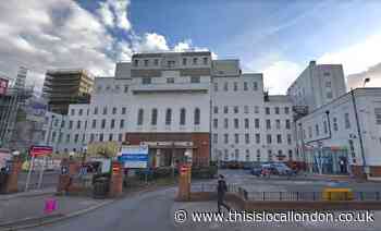 Coronavirus pod set up at St Helier Hospital