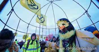 Extinction Rebellion protest: Every update as activists block entrance to County Durham mine - ChronicleLive
