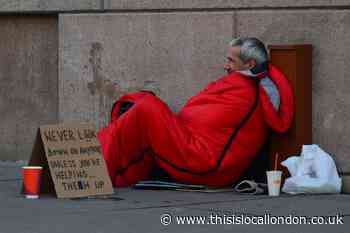 London rough-sleeper numbers fall for first time in 6 years