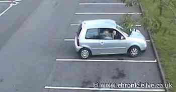 Watch the moment brazen Durham teen dumped takeaway wrappers in Consett car park