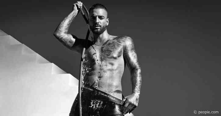 Maluma Strips Down to His Briefs in Sexy New Calvin Klein Campaign: See an Exclusive Photo!