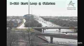 All East Loop 610 lanes flooded, cars under water near Port of Houston