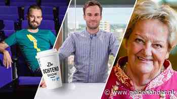 Comedian Tim Hartog en Erica Terpstra in de Ochtend Show to go