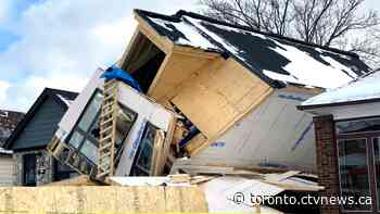 'It's terrifying': A Toronto home under construction has collapsed