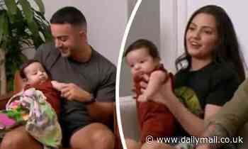 Gogglebox stars Matty and Sarah Marie introduce their baby on the show