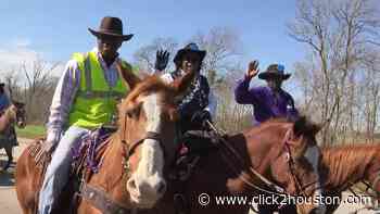 WATCH: Trail riders make their way to Houston ahead of the Rodeo as part of decades-old tradition - KPRC Click2Houston