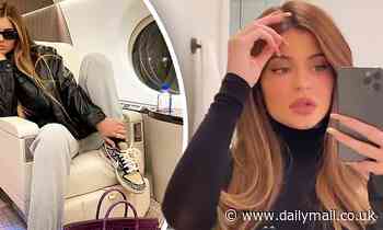 Kylie Jenner is seen for the first time in several days as she flashes her honey highlights