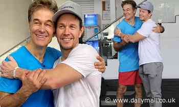 Mark Wahlberg, 48, declares victory against Dr. Oz, 59, in push-up challenge at his LA gym