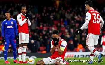 Arsenal out of Europa League as Olympiacos snatch dramatic extra-time winner