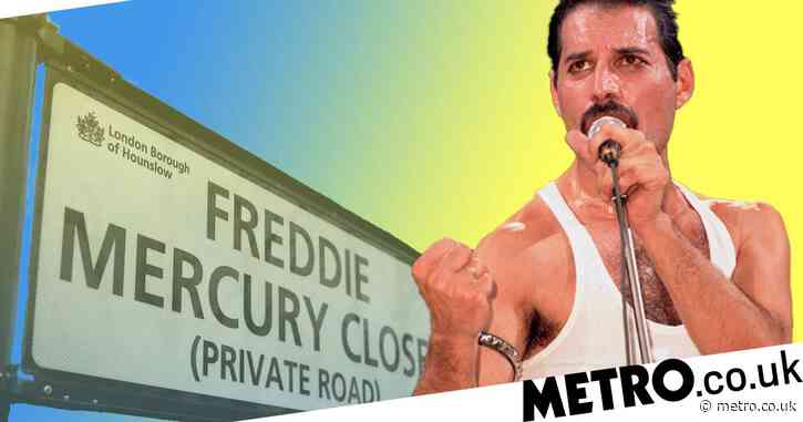Freddie Mercury has road named after him in West London where he lived in his teens