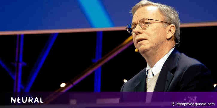 Eric Schmidt says big tech needs government help to keep up with China