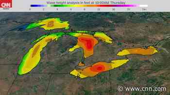 Very big waves coming to the Great Lakes