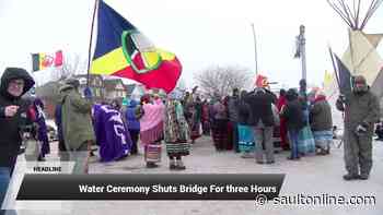 Water Ceremony Held On International Bridge