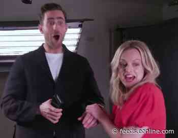 This Video of Elisabeth Moss Getting Pranked By an "Invisible Man" Will Make You Jump