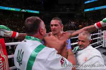 Oleksandr Usyk vs. Dereck Chisora on May 23 at O2 Arena, London