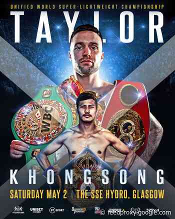 Josh Taylor fights on May 2 against Apinun Khongsong