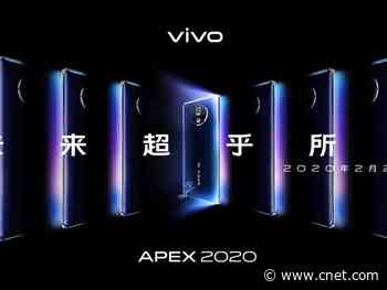 Vivo's Apex in-display camera wants to kill the notch     - CNET