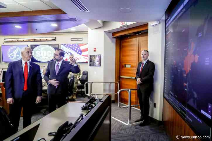 Pence tries to project calm as virus response coordinator