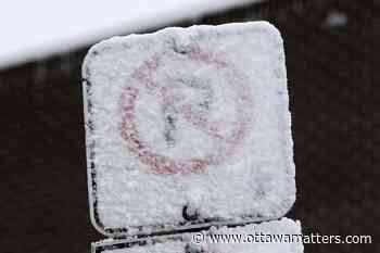 City of Ottawa issues winter weather parking ban for tonight - OttawaMatters.com