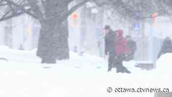 Winter storm moves into Ottawa; 25 cm of snow mixed with freezing rain - CTV News