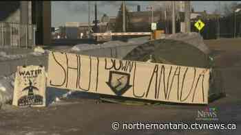 Protesters camp out in teepee in front of Sault Ste. Marie's International Bridge - CTV News