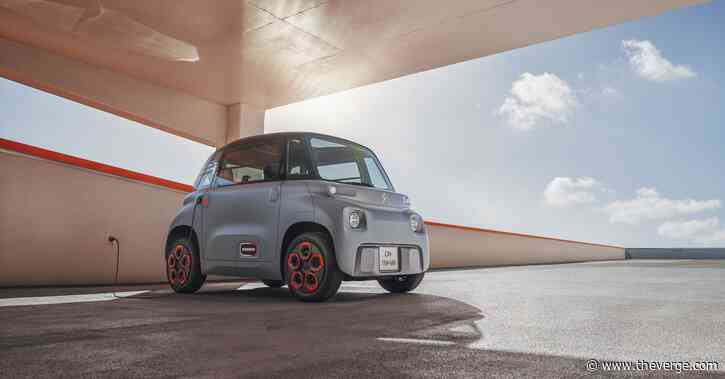 Citroën’s tiny Ami electric car can be driven by 14-year olds for $22 a month