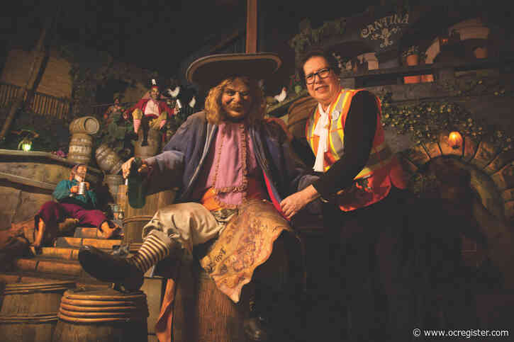 Disneyland’s animatronic pirates and ghosts can’t dress themselves, so she helps them