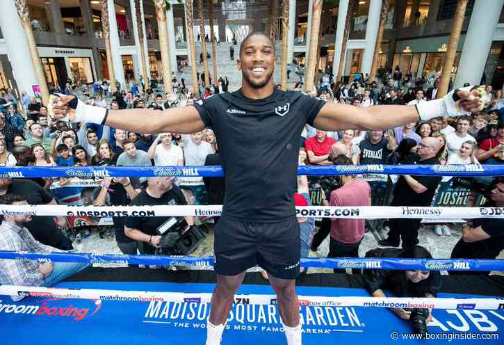 Anthony Joshua’s Trainer Says Fight With Tyson Fury “Has To Happen”