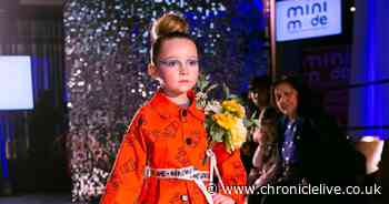 Adorable 6-year-old girl from Bedlington walks down the London Kids Fashion Week catwalk