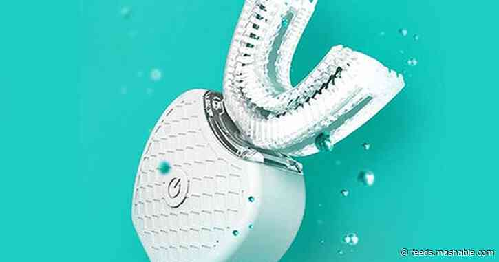 Save over 60% on this teeth cleaner, whitener, and gum massager device