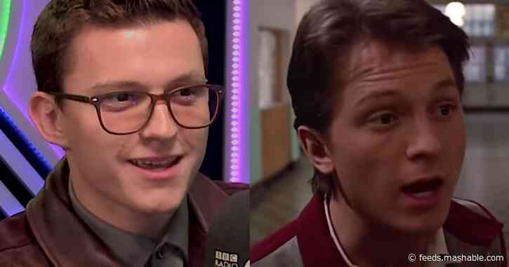 Tom Holland reacts to that viral 'Back to the Future' deepfake