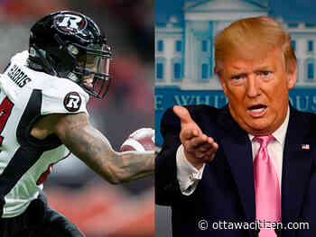 Twitter blows up after Donald Trump mistakenly tags Ottawa Redblacks receiver in tweet