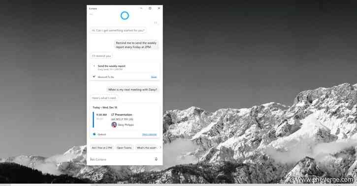 Microsoft drops Cortana consumer skills in new Windows 10 update