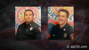 Final procession, memorial service held for fallen Porterville firefighters: WATCH LIVE